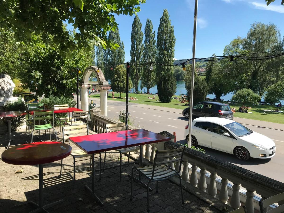 Guest House Pizzeria Pazza Da Gianni Stein Am Rhein Exteriör bild